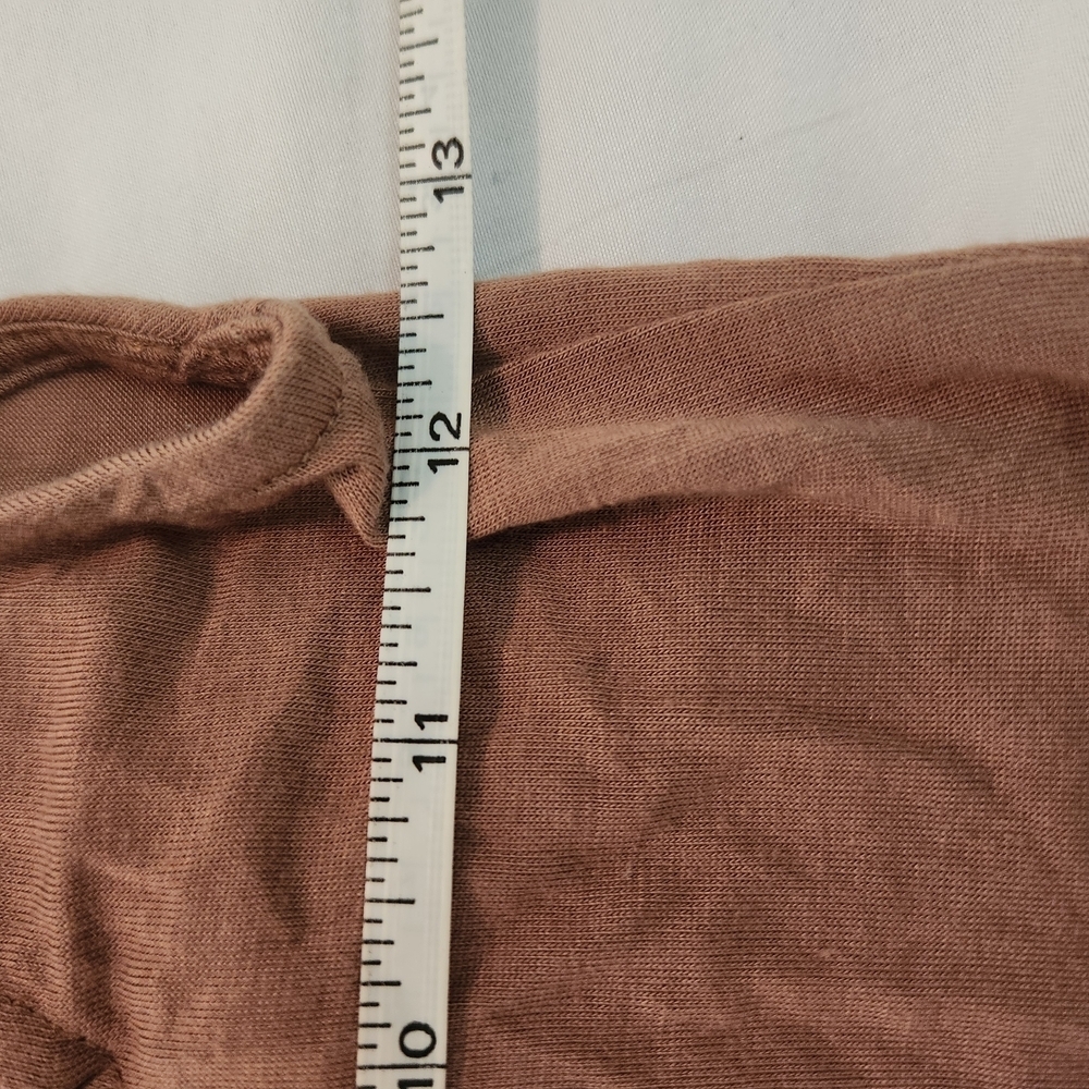Joah Brown Tan Crop Top Beige Brown sweetheart Tank Modal Soft Shape Cami Layers - Picture 6 of 8